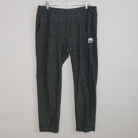 Roots Pants & Jumpsuits Roots Gray Athletic Pants With Pockets Wide